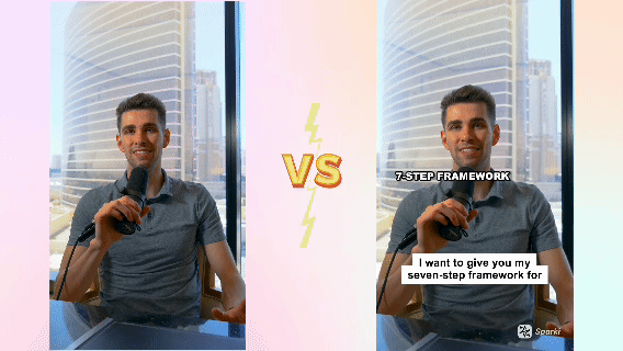 Raw Footage vs Sparki Agent Edit (Before / After)
